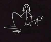 bondage stick figure t shirt